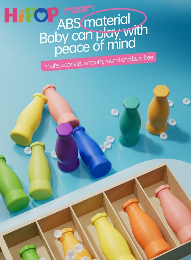 هيبوب لعبة تحدي تخمين الألوان ومطابقتها، لعبة لوحية ممتعة للعائلة مع 20 زجاجة و1 صندوق تخزين، لعبة تفاعلية متعددة اللاعبين، لعبة ذاكرة للأطفال والكبار، هدية عيد للأطفال لتعلم الألوان، نشاط آمن للفصل الدراسي والعائلة - Image 5